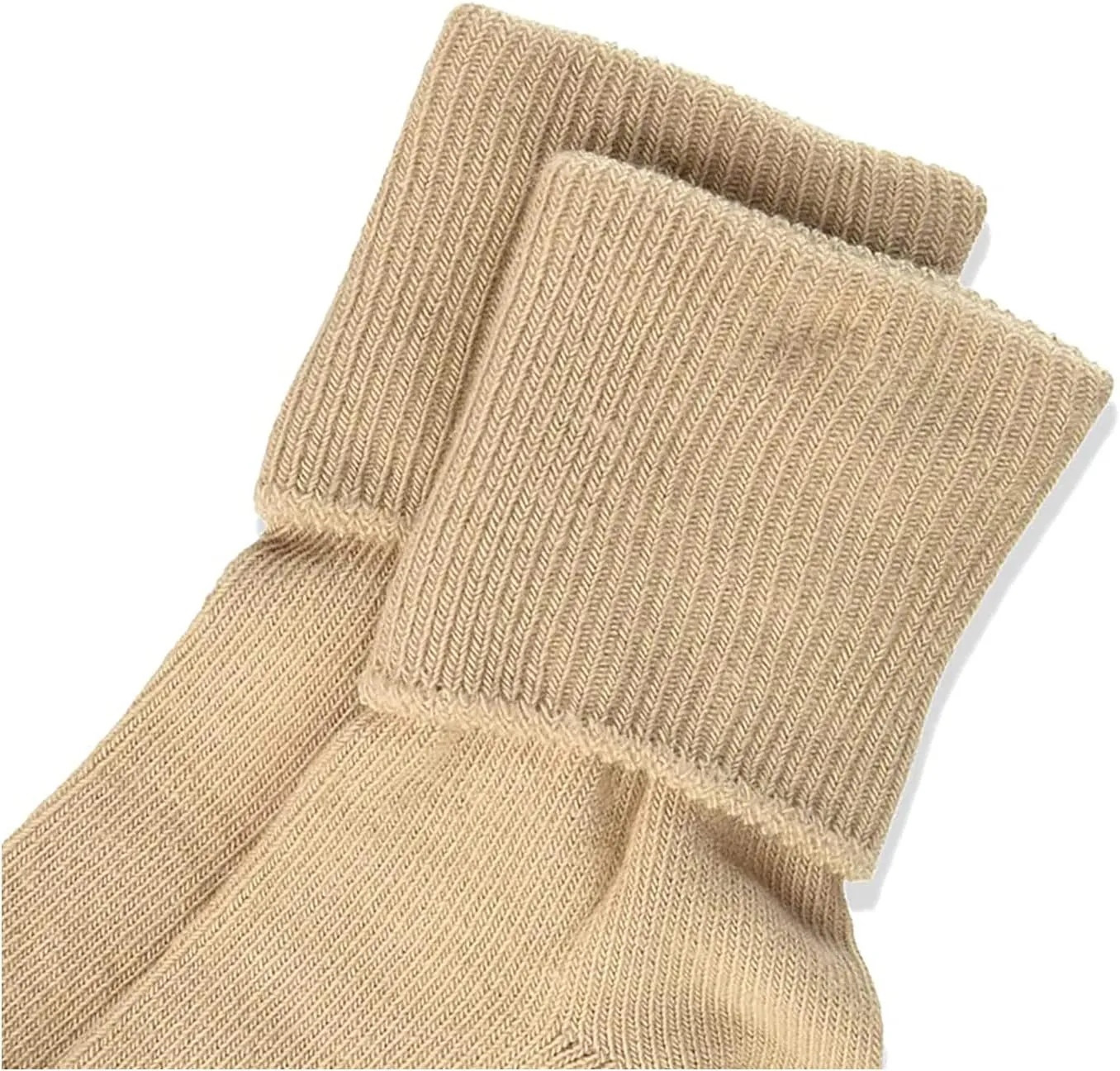 Jefferies Socks Girls 2-6X Seamless Turn Cuff 6 Pair Pack Socks