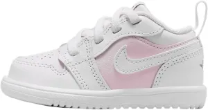 Jordan 1 Low Alt Baby/Toddler Shoes (DR9747-608, Pink Foam/Fire Red/White)