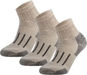 JORMATT Merino Wool Ankle Hiking Socks Men Outdoor Women Thermal Warm Cushioned Quarter Sock (2-3 Pairs)