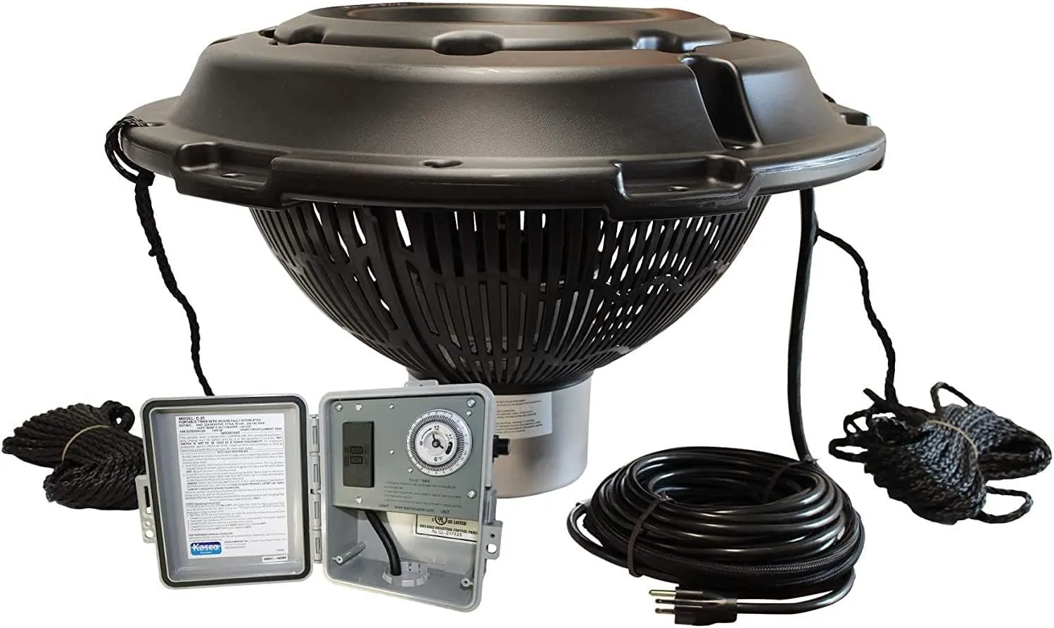 Kasco VFX Series Aerating Pond Fountain with LED Lights (LED3C11) - 3/4 HP 120V Single Phase with 100ft Power Cord | Beautiful Display | Efficient Pond Aeration Systems | Floating Fountain with Lights