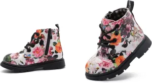 Kids Boots Bright Color Side Zipper Cute Ankle Boots