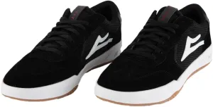 Lakai Atlantic Men's Skate Shoe, Black/White Suede, 7