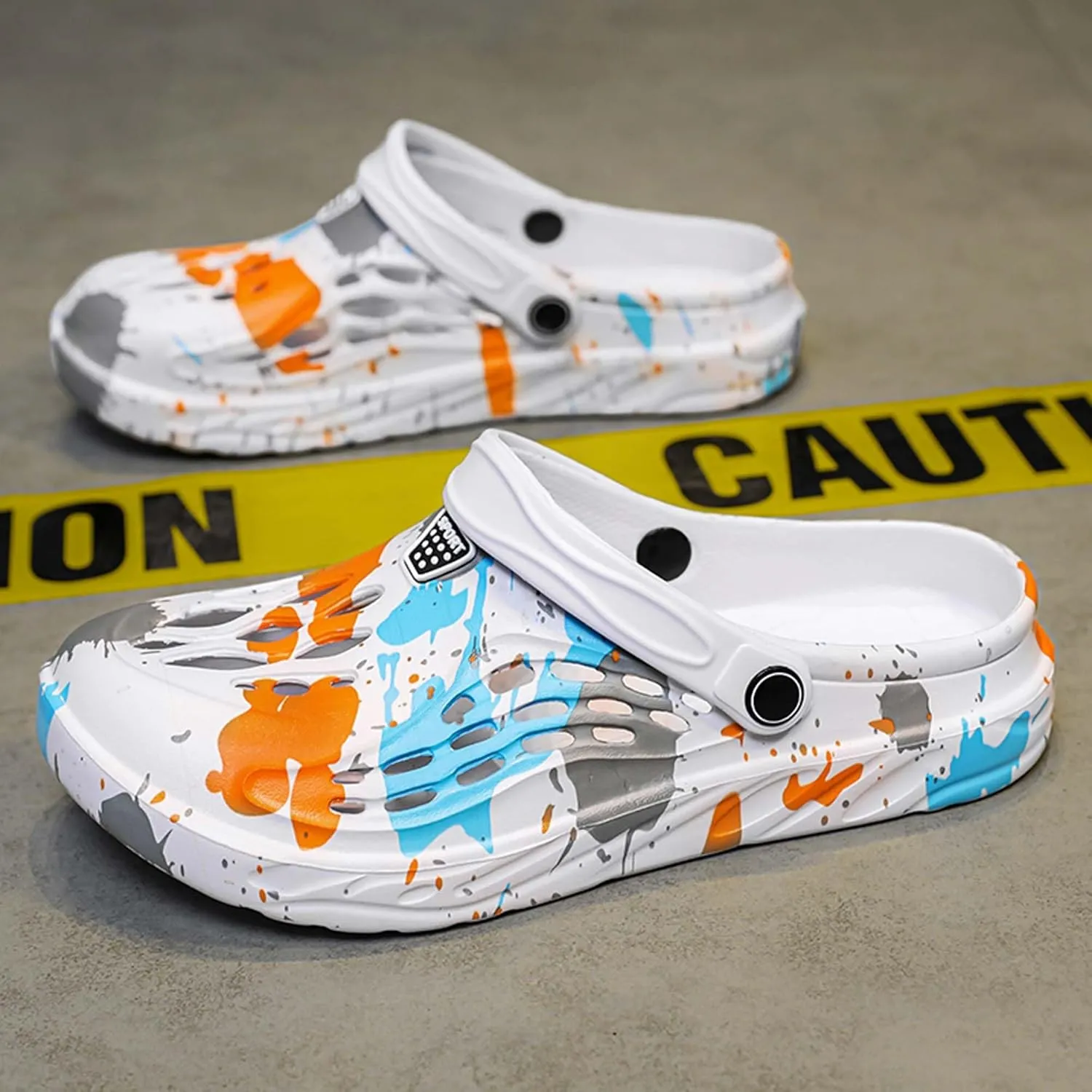 Mens Garden Clogs Shoes Sport Sandals Arch Support Slip-on Mules Anti Slip Outdoor Beach Slippers