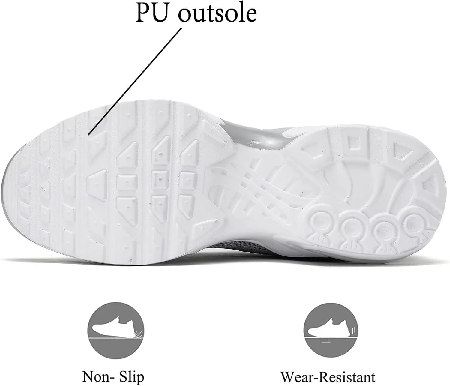 Mens Running Shoes Lightweight Breathable Air Walking Tennis Shoes Comfort Work Fashion Basketball Sneakers Trainers