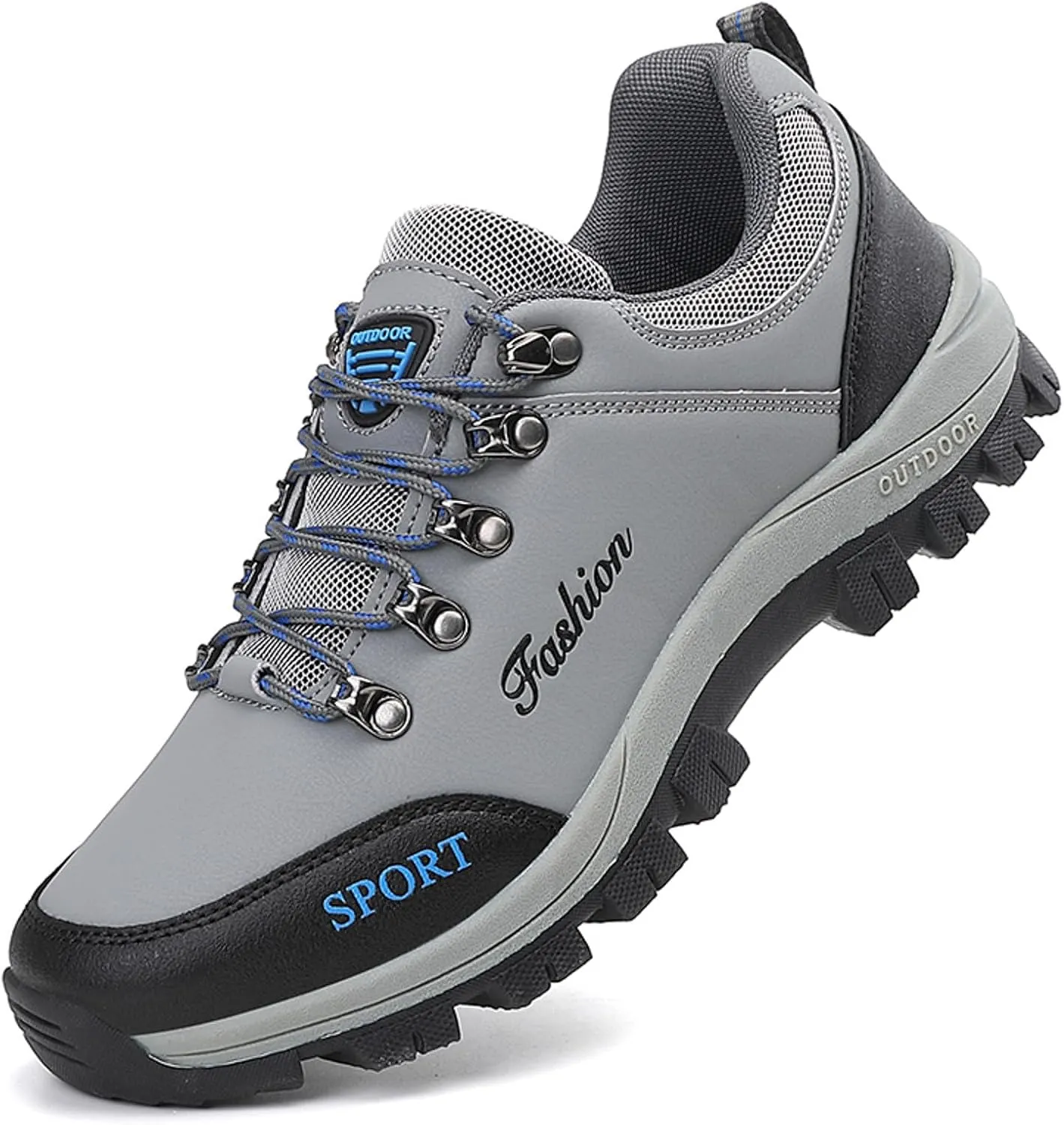 Men's Walking Sneakers Men Casual Shoes Fashionable New Pattern Simple and Rainproof Thick Sole Comfortable Lace Up Sports Hiking Shoes Athletic Sneaker Running Shoes