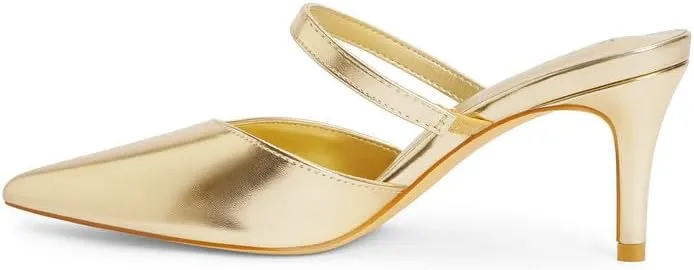 Modatope Close Toe Heels for Women Pointed Toe High Heels Pumps Womens Heeled Mules