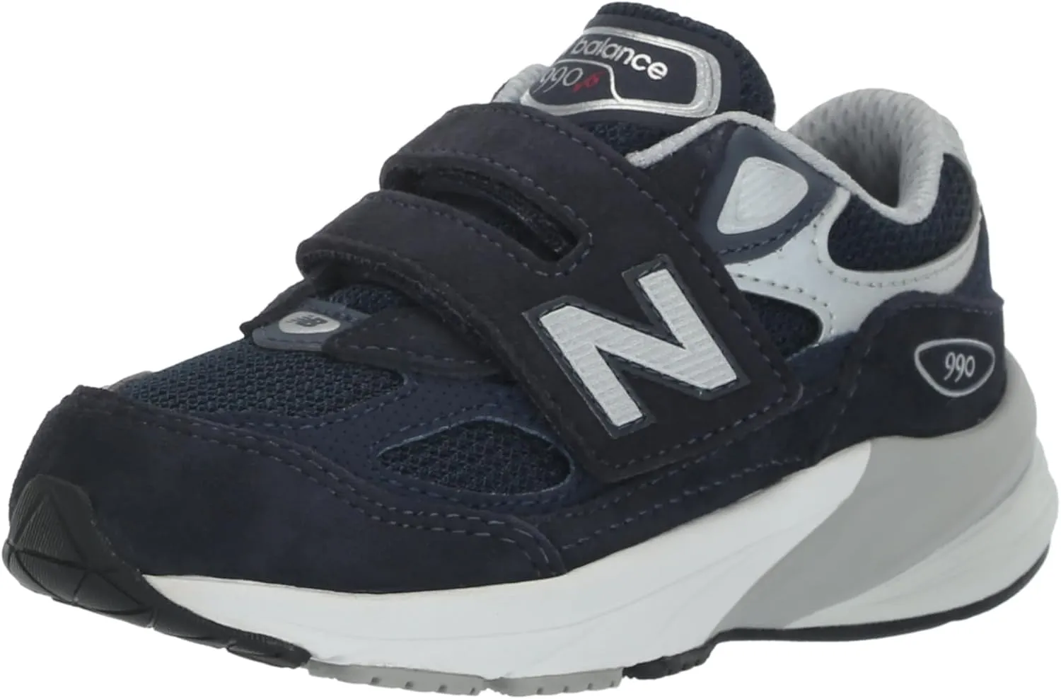 New Balance Kids' 990 V6 Hook and Loop Sneaker