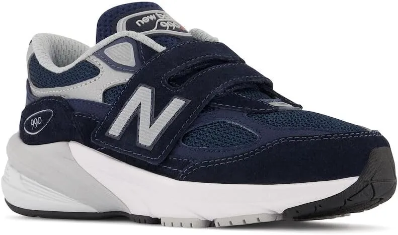 New Balance Unisex-Baby 990 V6 Hook and Loop Sneaker