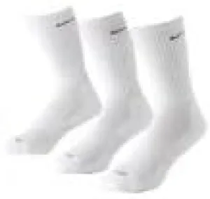Nike Men's Dri-Fit Cushioned Crew Socks - 3 Pack (White, Shoe Size: 12-15)