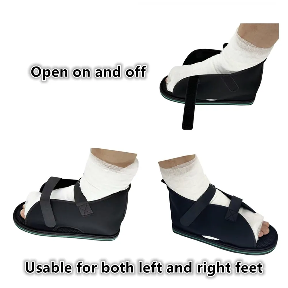 Post-op Shoe for Broken Foot or Toe,Adjustable Medical Walking Shoe,Orthopedic Rehabilitation Cast Shoes for Fractures,Foot Injuries,Postoperative（Medium）
