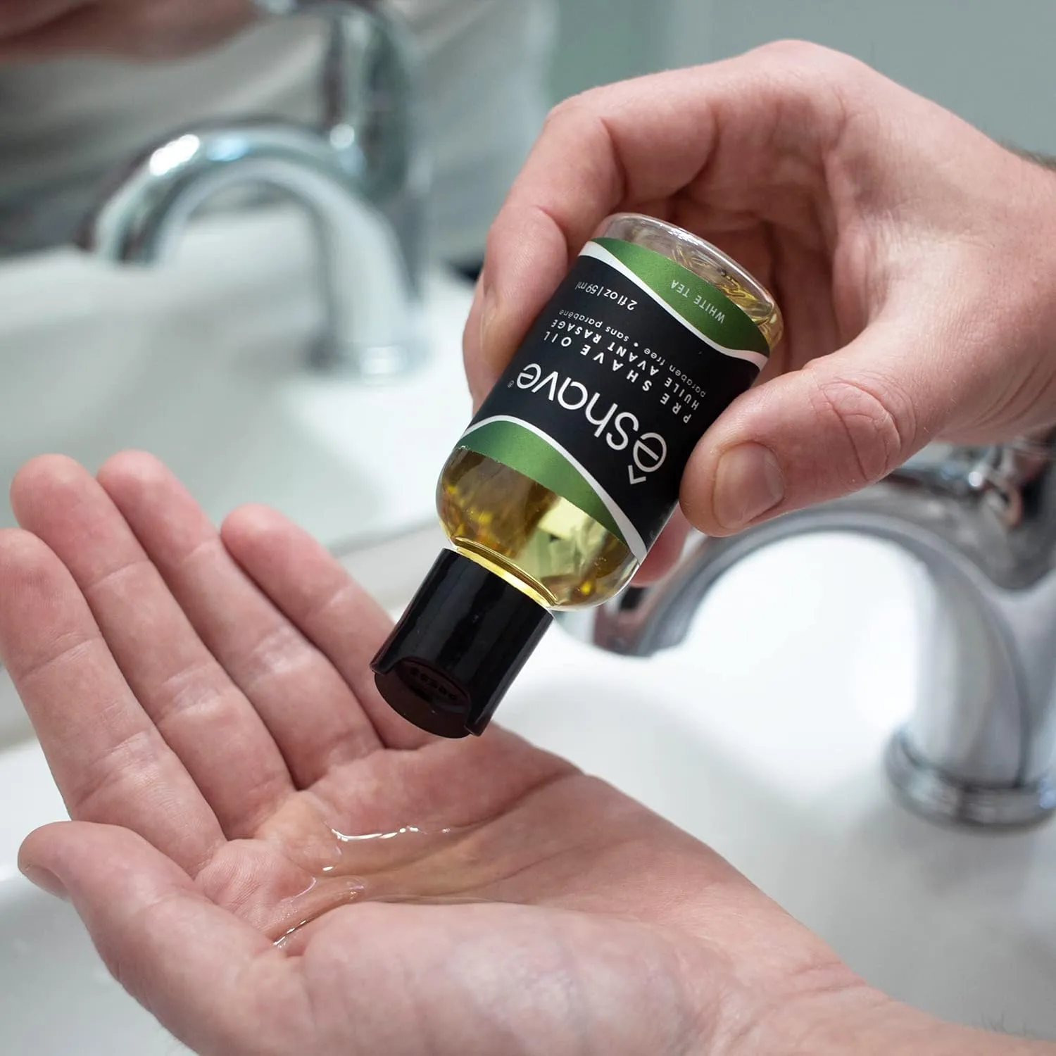 Pre Shave oil for men- protects from shaving irritation and razor burn- for smoothest shave and silky skin- All Natural Shaving oil 2 oz