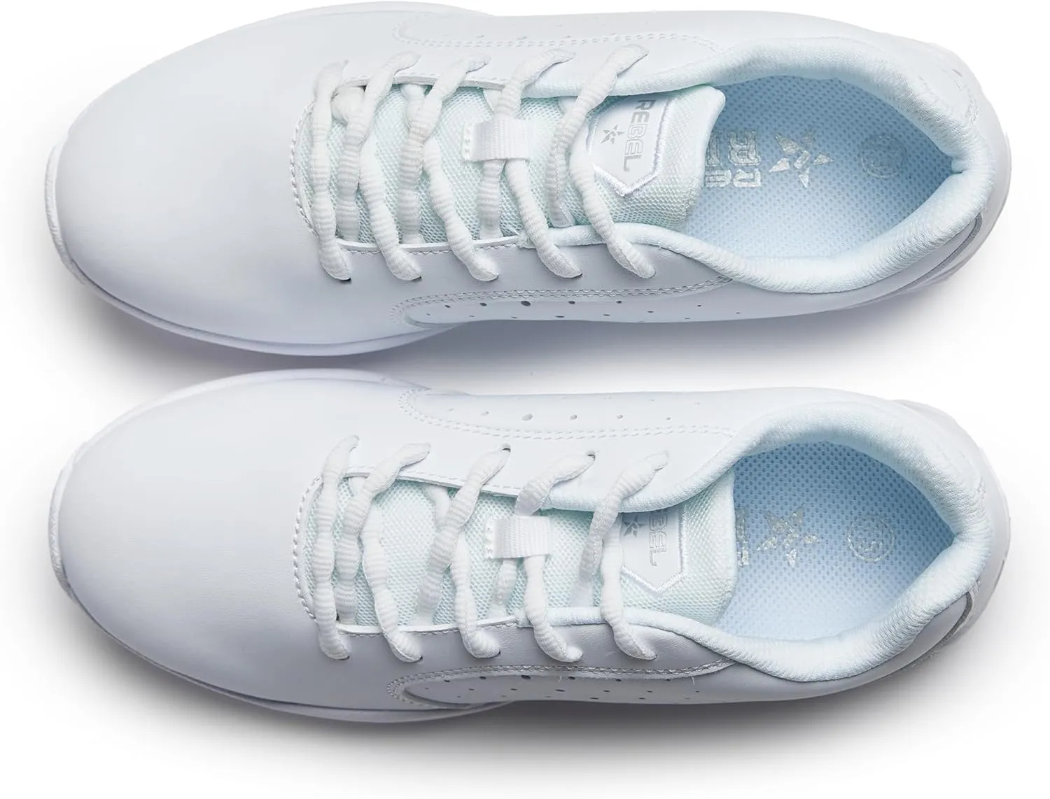 Rebel Athletic Rise White Cheer Shoes