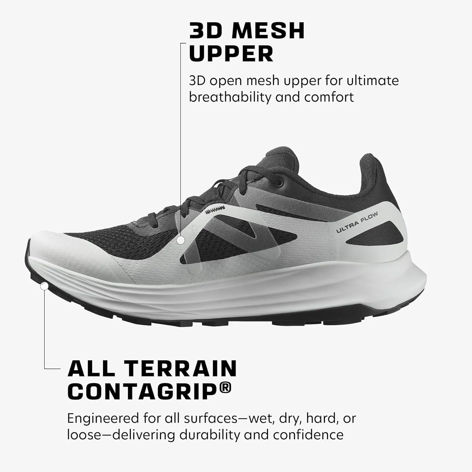 Salomon Men's ULTRA FLOW Trail Running Shoes for Men