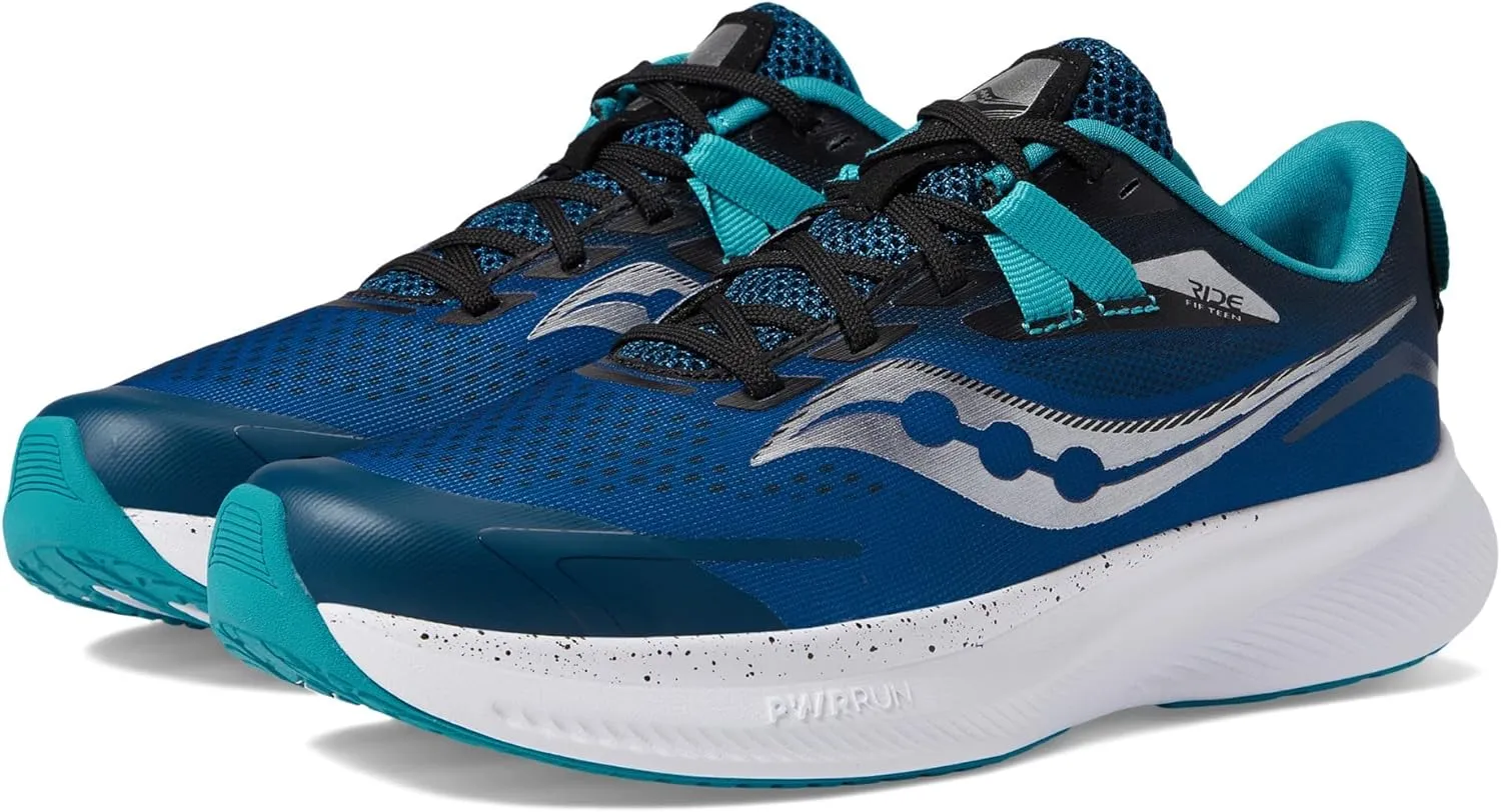 Saucony Unisex-Child Ride 15 Sneaker