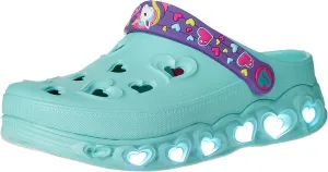 Skechers Girls' Foamies Light Hearted unicorns & Suns Clog