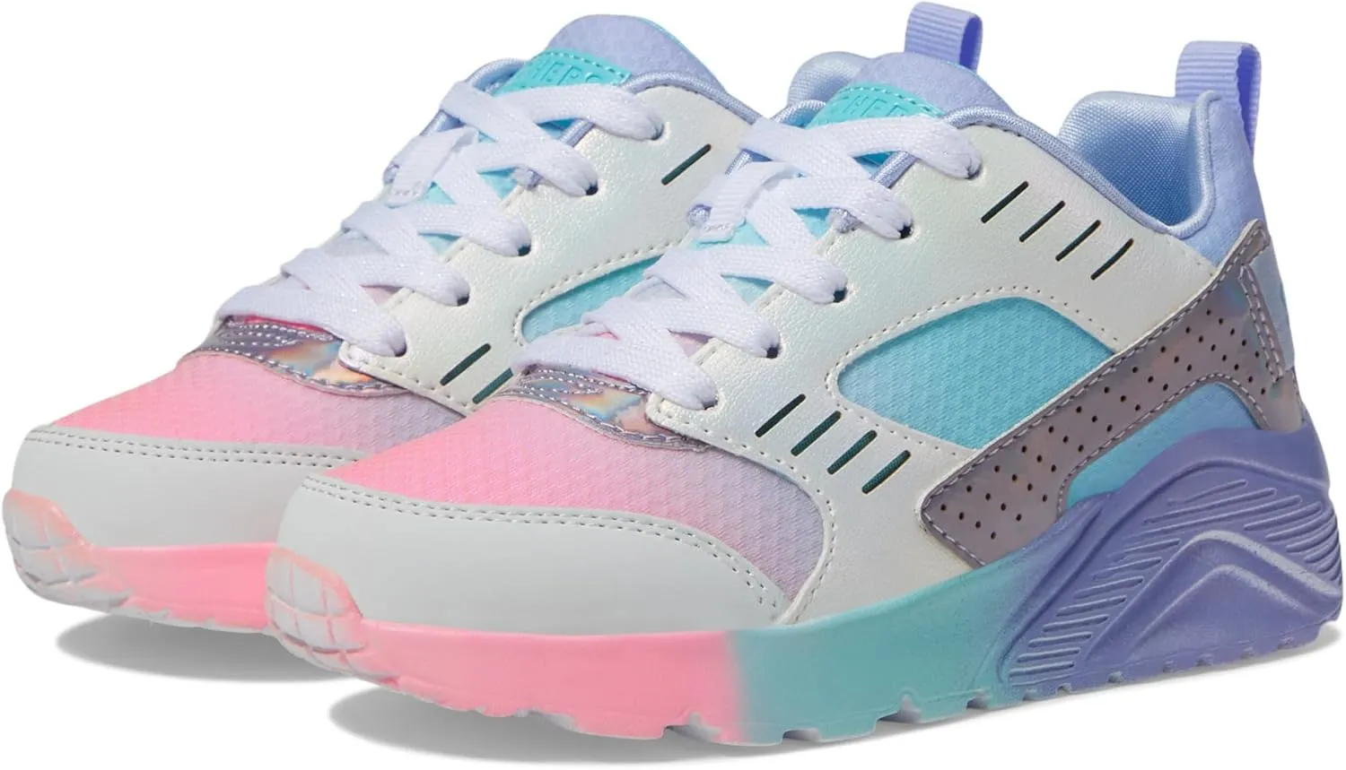 Skechers Girls' UNO LITE - ELECTRIC OMBRE