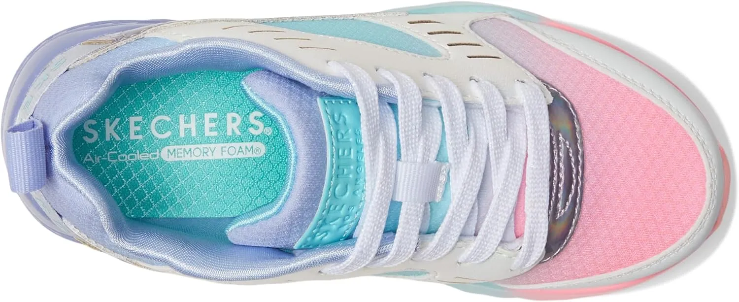 Skechers Girls' UNO LITE - ELECTRIC OMBRE