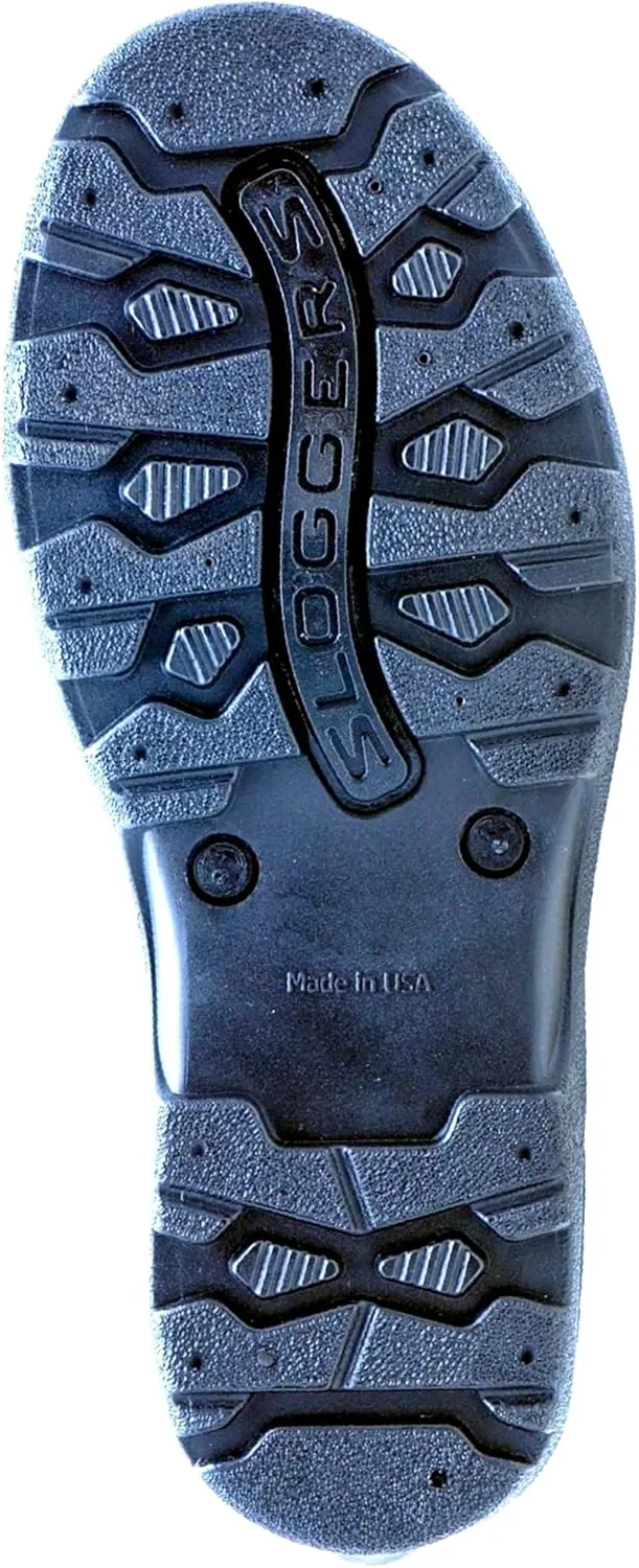 Sloggers Original Waterproof Rain and Garden Shoe for Women– Outdoor Slip-On Garden Clog - Made in The USA with Premium Comfort Insole and Arch Support - Bold Poppies Blue, Size 11