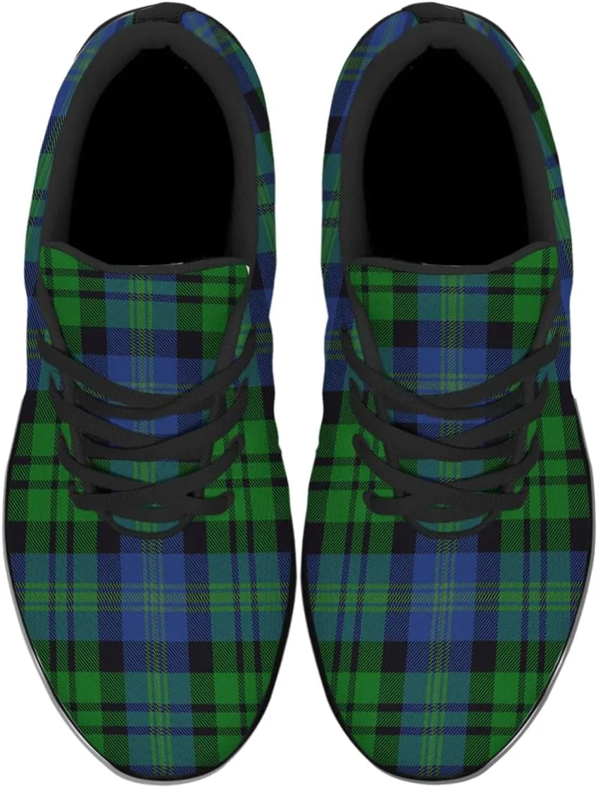 Sonzj-II Buffalo Plaid Shoes Women Men Fashion Ultra Lightweight Running Sneakers
