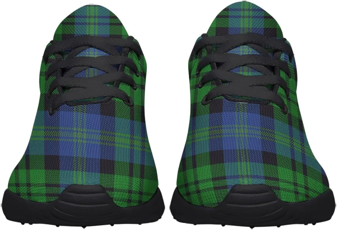 Sonzj-II Buffalo Plaid Shoes Women Men Fashion Ultra Lightweight Running Sneakers