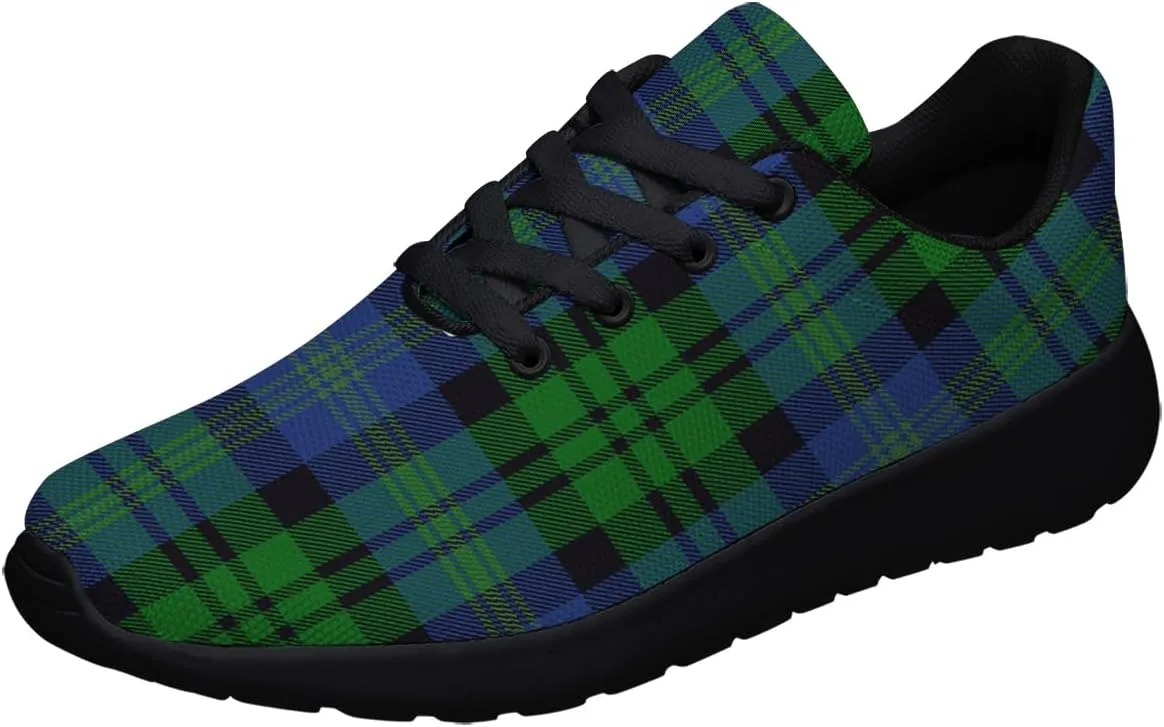 Sonzj-II Buffalo Plaid Shoes Women Men Fashion Ultra Lightweight Running Sneakers