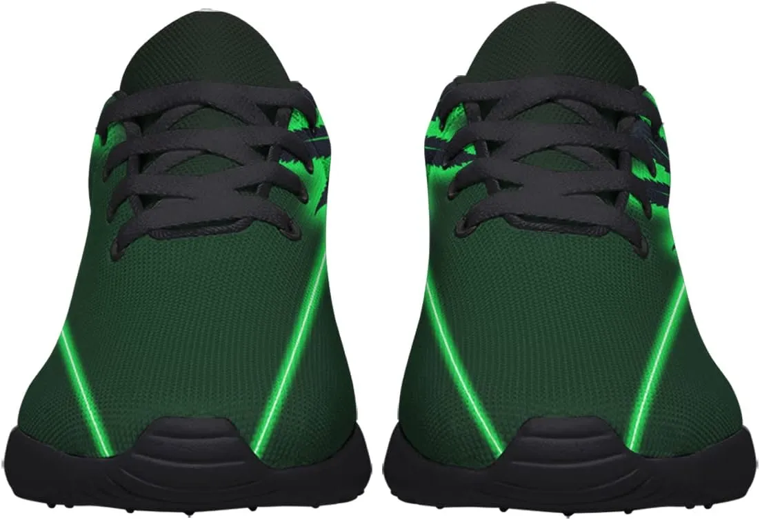 Sonzj-II Marijuana Leaf Shoes Mens Womens Pot Leaf 420 Weed Running Sneakers Cannabis Leaf Walking Tennis Shoes