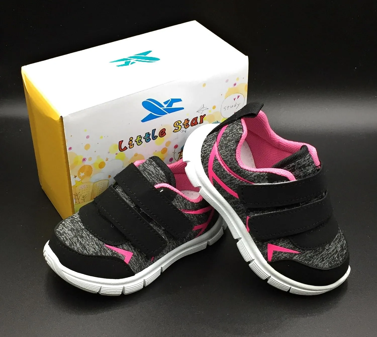 Toddler Sneakers for Boys and Girls, Lightweight Breathable Running Shoes, Non-Slip Walking Shoes for Baby/Little Kids