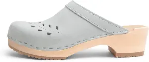 VERKA Women's Wooden Clogs from Sweden - BLOMMA