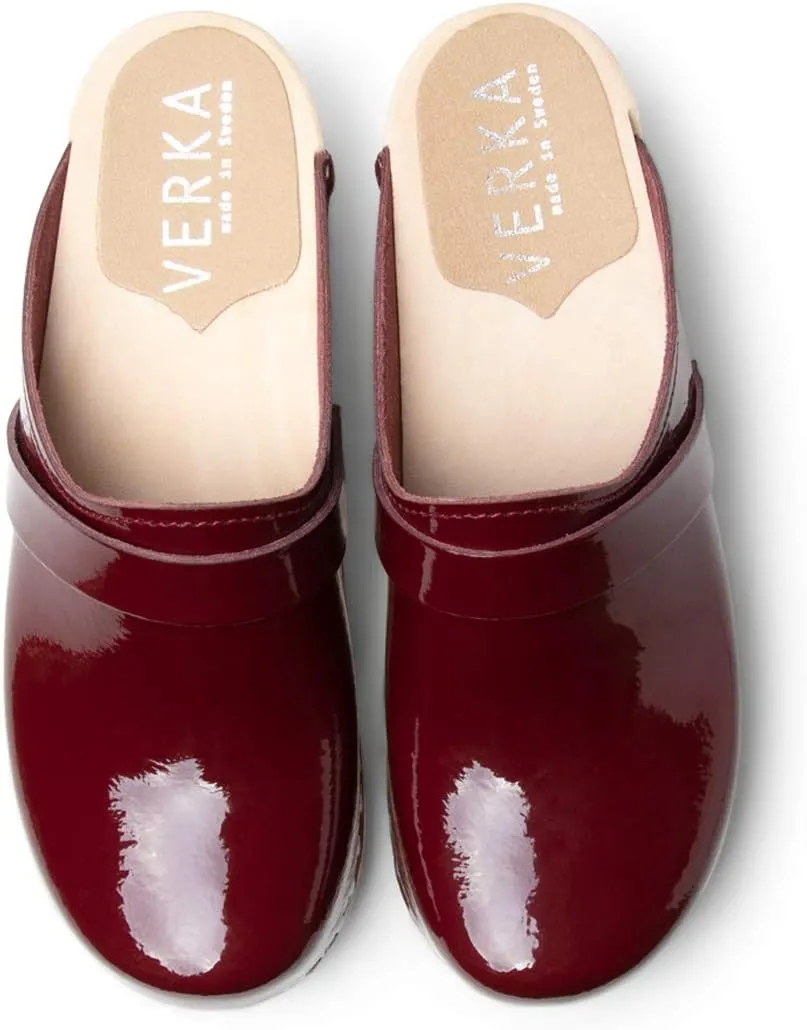 VERKA Women's Wooden Clogs from Sweden - LEDIG