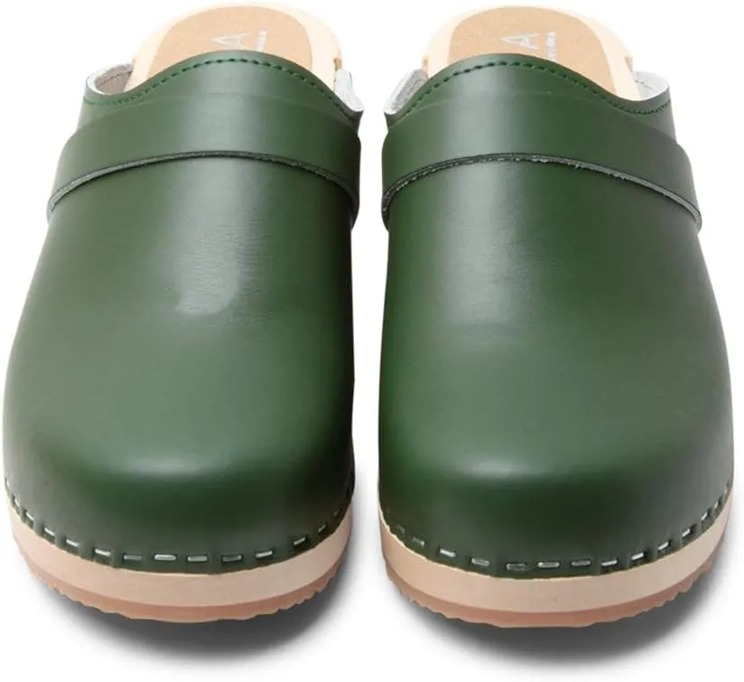 VERKA Women's Wooden Clogs from Sweden - LEDIG
