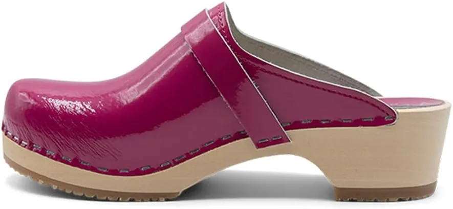 VERKA Women's Wooden Clogs from Sweden - LEDIG