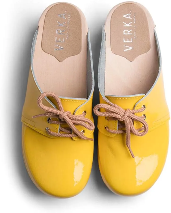 VERKA Women's Wooden Clogs from Sweden - ROSETT