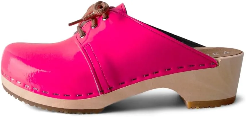 VERKA Women's Wooden Clogs from Sweden - ROSETT