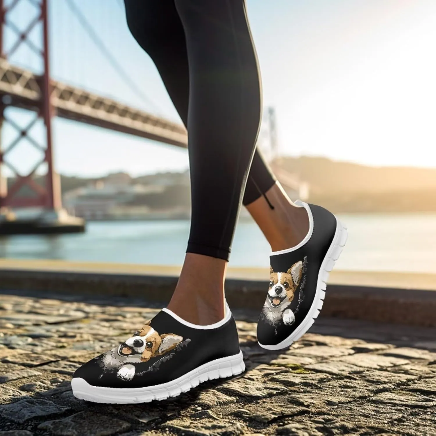 Walking Shoes for Womens Slip on Loafers Tennis Shoes Casual Mesh Running Sneakers