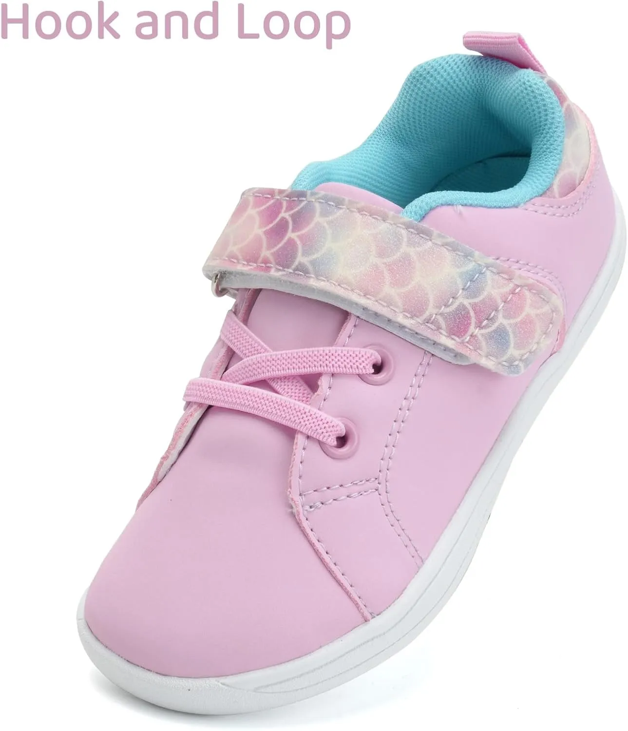 WateLves Toddler Little Kid Wide Barefoot The First Walking Shoes Girls Boys Leather Uniform Dress Shoes Lightweight Splay Naturally Minimalist Sneakers