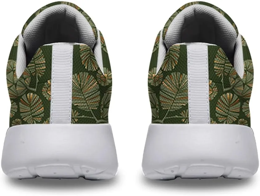 Women Men Xmas Green Pine Cone Shoes Personalited 3D Print Running Shoes Athletic Tennis Sneakers