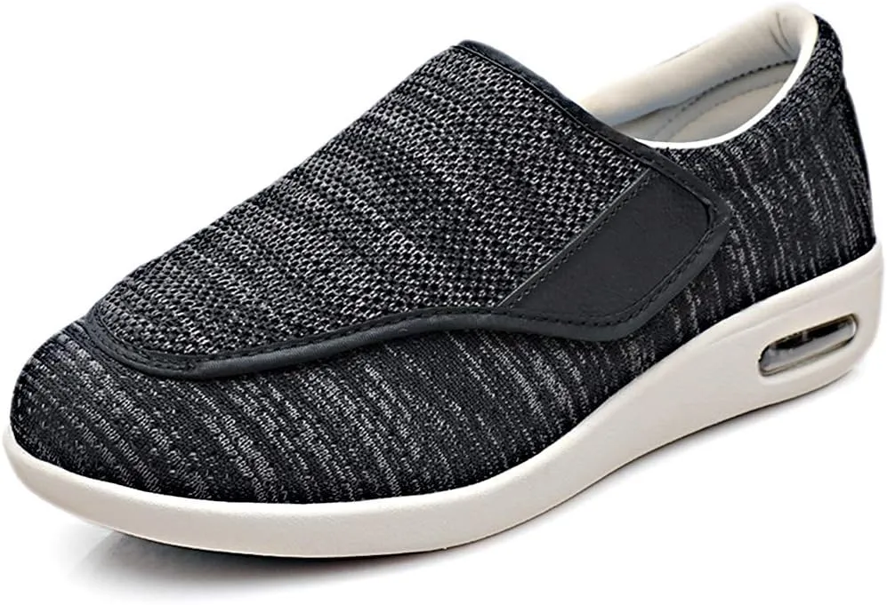 Women's Adjustable Diabetic Shoes Pain Relief Easy to Slip On Wide Widths Slippers Orthopedic with Removable Memory Foam Insoles Lightweight for Seniors Swollen Feet