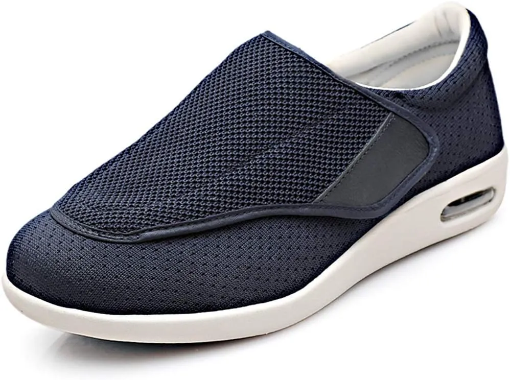 Women's Adjustable Diabetic Shoes Pain Relief Easy to Slip On Wide Widths Slippers Orthopedic with Removable Memory Foam Insoles Lightweight for Seniors Swollen Feet