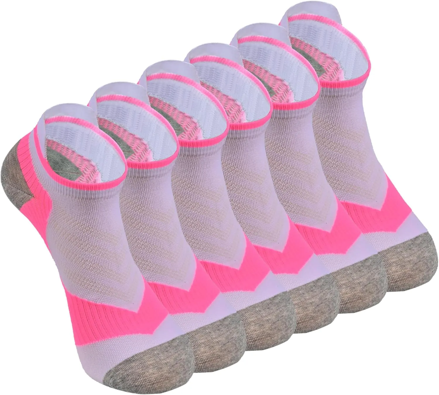 Women's Anti Stink Seamless Breathable Low Cut Compression Sports Running and Cycling Socks
