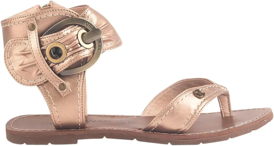 Women's Flat Mule, Gold, 9
