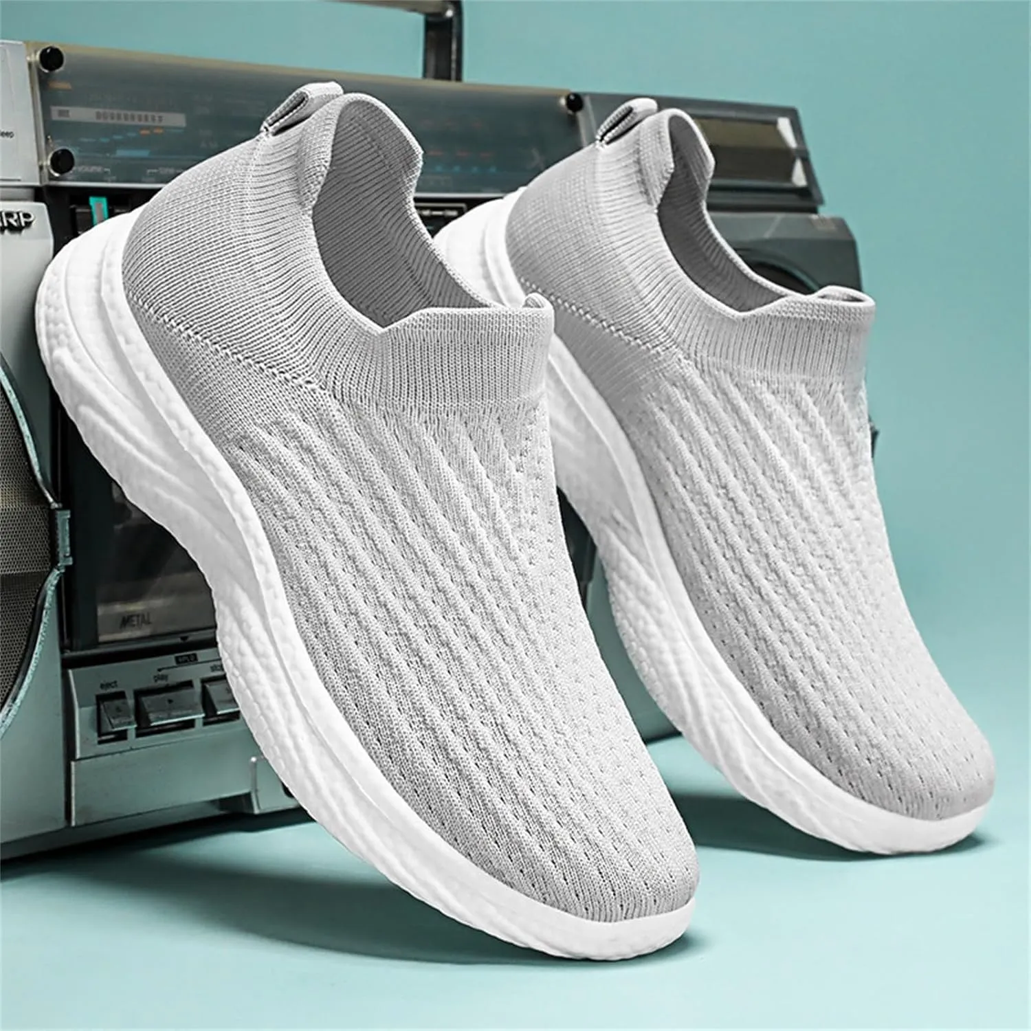 Women's Lace Up Walking Shoes Breathable Lightweight Sport Casual Ladies Girls Fashion Platform Sneakers