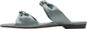 Women's Mule Flats Bow Sandal Slippers Two lace-up Flat Shopping Shoes Pointed Party Shoes